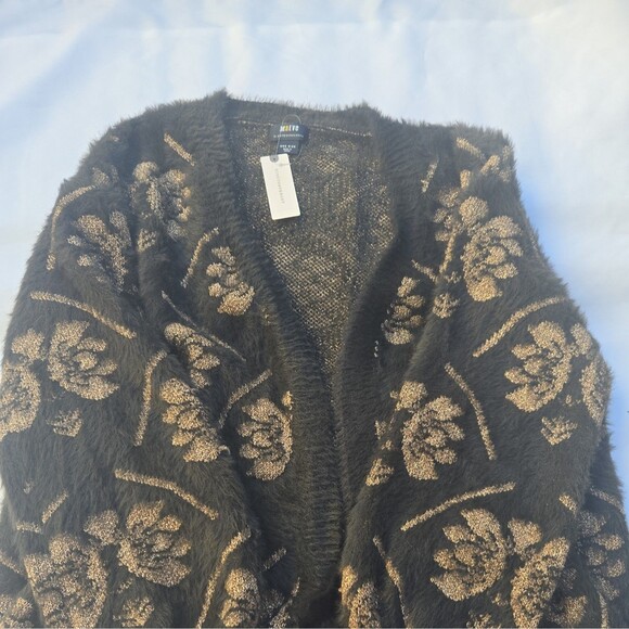 New Maeve Anthropologie Size One Size Fuzzy Cardigan Open Sweater - Picture 7 of 9